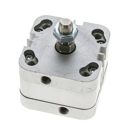 ISO 21287 Compact Double Acting Cylinder 50-5mm - Magnetic - Male Rod