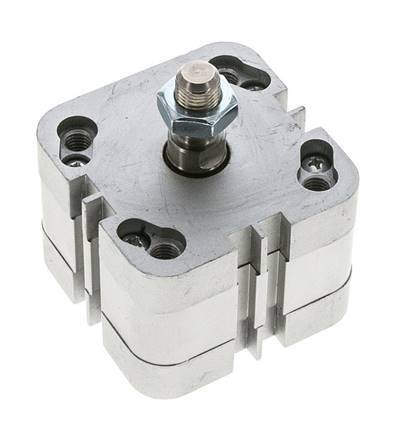 ISO 21287 Compact Double Acting Cylinder 50-5mm - Magnetic - Male Rod