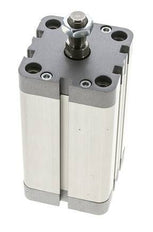 ISO 21287 Compact Double Acting Cylinder 50-80mm - Magnetic - Male Rod