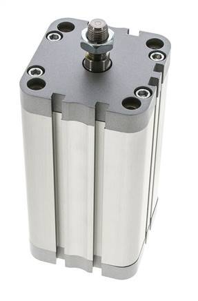 ISO 21287 Compact Double Acting Cylinder 63-100mm - Magnetic - Male Rod