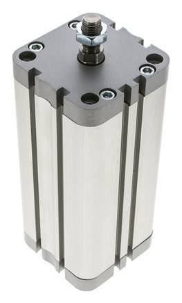 ISO 21287 Compact Double Acting Cylinder 63-125mm - Magnetic - Male Rod
