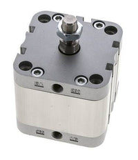ISO 21287 Compact Double Acting Cylinder 63-25mm - Magnetic - Male Rod