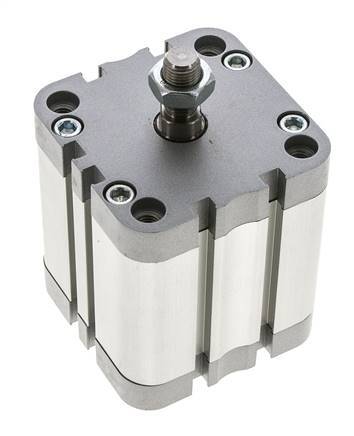 ISO 21287 Compact Double Acting Cylinder 63-40mm - Magnetic - Male Rod