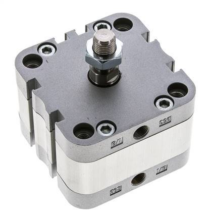 ISO 21287 Compact Double Acting Cylinder 63-5mm - Magnetic - Male Rod