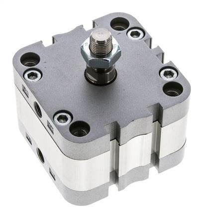 ISO 21287 Compact Double Acting Cylinder 63-5mm - Magnetic - Male Rod