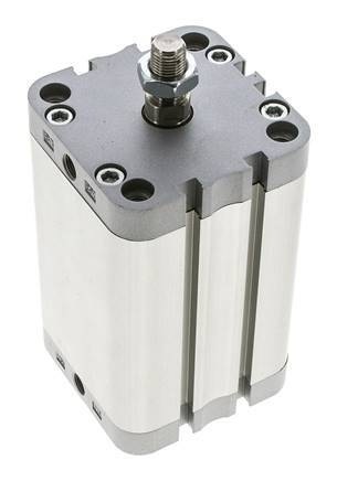 ISO 21287 Compact Double Acting Cylinder 63-80mm - Magnetic - Male Rod