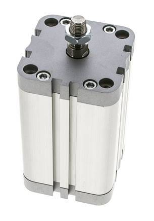 ISO 21287 Compact Double Acting Cylinder 63-80mm - Magnetic - Male Rod