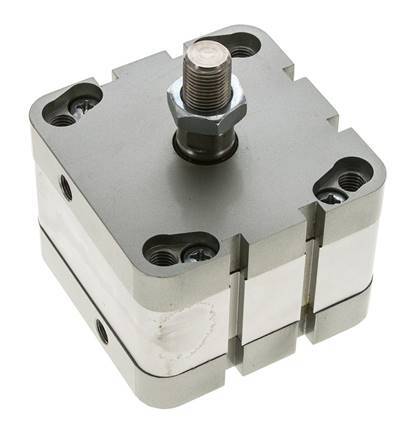 ISO 21287 Compact Double Acting Cylinder 80-15mm - Magnetic - Male Rod