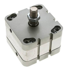 ISO 21287 Compact Double Acting Cylinder 80-15mm - Magnetic - Male Rod