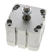 ISO 21287 Compact Double Acting Cylinder 80-20mm - Magnetic - Male Rod