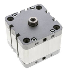 ISO 21287 Compact Double Acting Cylinder 80-25mm - Magnetic