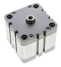 ISO 21287 Compact Double Acting Cylinder 80-25mm - Magnetic