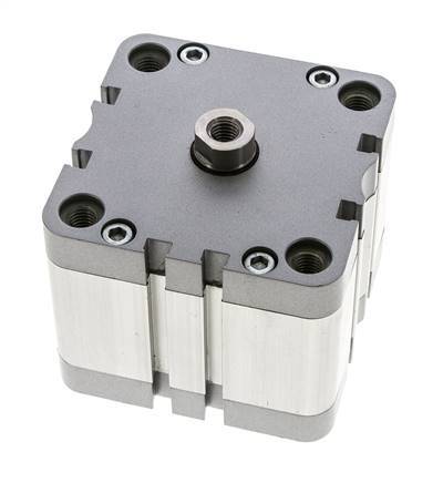 ISO 21287 Compact Double Acting Cylinder 80-25mm - Magnetic