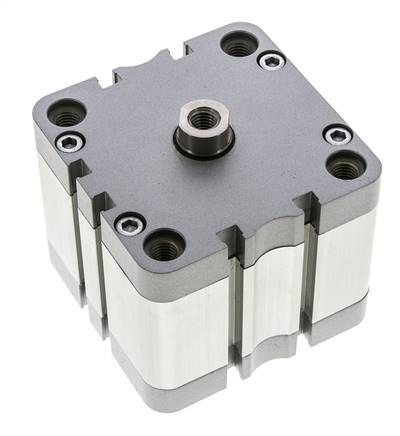 ISO 21287 Compact Double Acting Cylinder 80-25mm - Magnetic