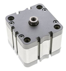 ISO 21287 Compact Double Acting Cylinder 80-25mm - Magnetic