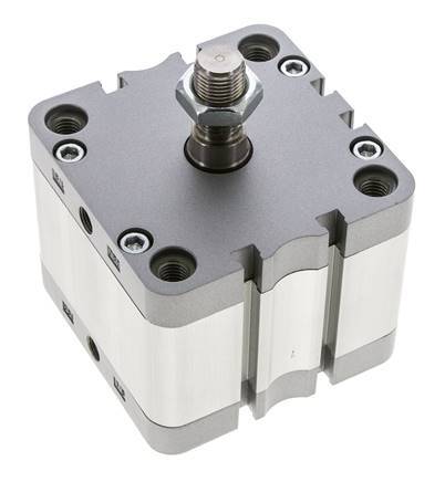 ISO 21287 Compact Double Acting Cylinder 80-25mm - Magnetic - Male Rod