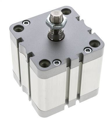ISO 21287 Compact Double Acting Cylinder 80-40mm - Magnetic - Male Rod