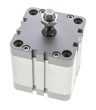 ISO 21287 Compact Double Acting Cylinder 80-40mm - Magnetic - Male Rod