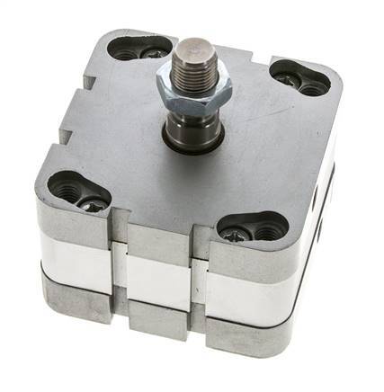 ISO 21287 Compact Double Acting Cylinder 80-5mm - Magnetic - Male Rod