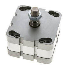 ISO 21287 Compact Double Acting Cylinder 80-5mm - Magnetic - Male Rod