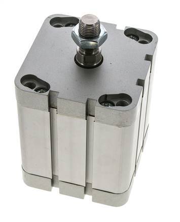 ISO 21287 Compact Double Acting Cylinder 80-60mm - Magnetic - Male Rod