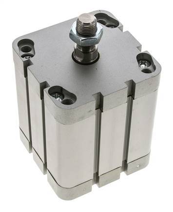 ISO 21287 Compact Double Acting Cylinder 80-60mm - Magnetic - Male Rod
