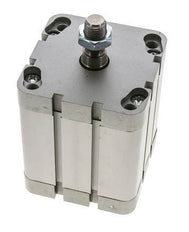 ISO 21287 Compact Double Acting Cylinder 80-60mm - Magnetic - Male Rod