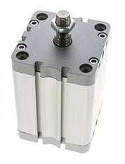 ISO 21287 Compact Double Acting Cylinder 80-80mm - Magnetic - Male Rod