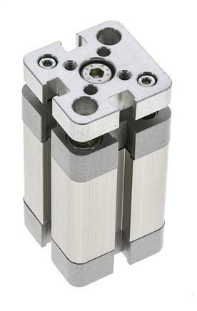 ISO 21287 Compact Double Acting Cylinder 20-25mm - Magnetic - Non-Rotating