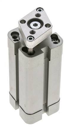 ISO 21287 Compact Double Acting Cylinder 25-50mm - Magnetic - Non-Rotating