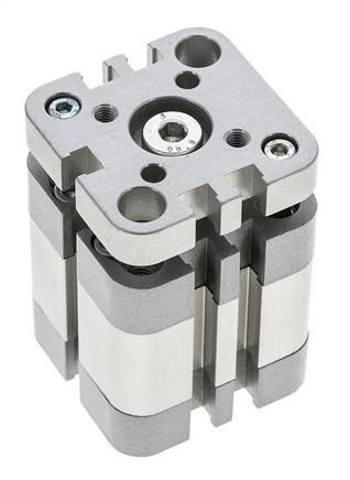 ISO 21287 Compact Double Acting Cylinder 32-10mm - Magnetic - Non-Rotating
