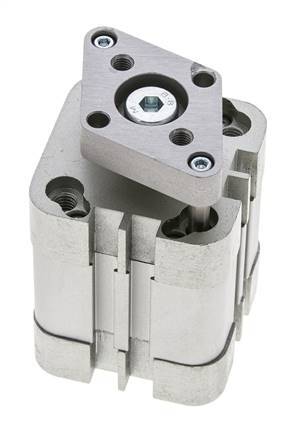 ISO 21287 Compact Double Acting Cylinder 32-15mm - Magnetic - Non-Rotating