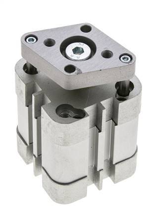 ISO 21287 Compact Double Acting Cylinder 32-15mm - Magnetic - Non-Rotating