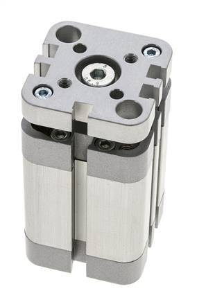 ISO 21287 Compact Double Acting Cylinder 32-30mm - Magnetic - Non-Rotating