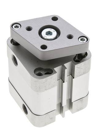 ISO 21287 Compact Double Acting Cylinder 40-15mm - Magnetic - Non-Rotating