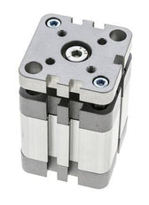 ISO 21287 Compact Double Acting Cylinder 40-20mm - Magnetic - Non-Rotating