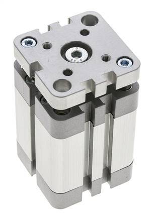 ISO 21287 Compact Double Acting Cylinder 40-30mm - Magnetic - Non-Rotating
