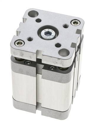 ISO 21287 Compact Double Acting Cylinder 50-30mm - Magnetic - Non-Rotating