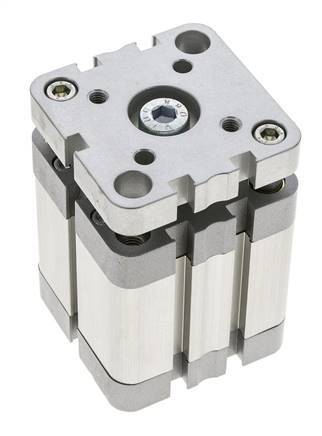 ISO 21287 Compact Double Acting Cylinder 50-30mm - Magnetic - Non-Rotating