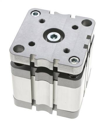 ISO 21287 Compact Double Acting Cylinder 80-25mm - Magnetic - Non-Rotating