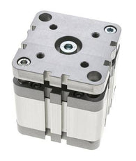 ISO 21287 Compact Double Acting Cylinder 80-25mm - Magnetic - Non-Rotating