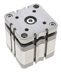 ISO 21287 Compact Double Acting Cylinder 80-25mm - Magnetic - Non-Rotating