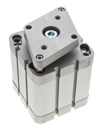 ISO 21287 Compact Double Acting Cylinder 80-50mm - Magnetic - Non-Rotating