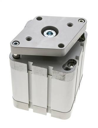 ISO 21287 Compact Double Acting Cylinder 80-50mm - Magnetic - Non-Rotating