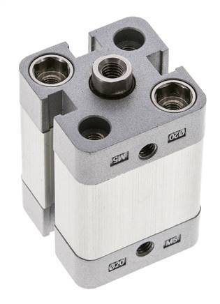 ISO 21287 Compact Single Acting Cylinder 20-15mm - Magnetic