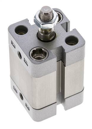 ISO 21287 Compact Single Acting Cylinder 20-15mm - Magnetic - Male Rod