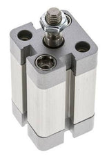 ISO 21287 Compact Single Acting Cylinder 20-25mm - Magnetic - Male Rod