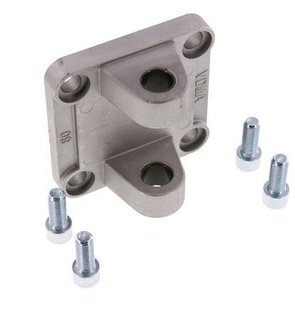 Clevis Female 80 mm ISO 15552 ISO 21287 Aluminium