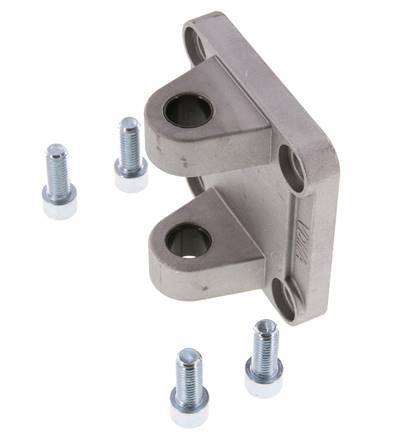 Clevis Female 80 mm ISO 15552 ISO 21287 Aluminium