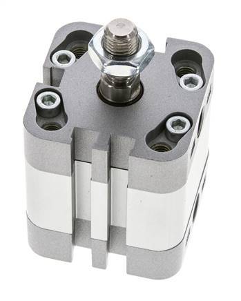 ISO 21287 Compact Single Acting Cylinder 32-10mm - Magnetic - Male Rod